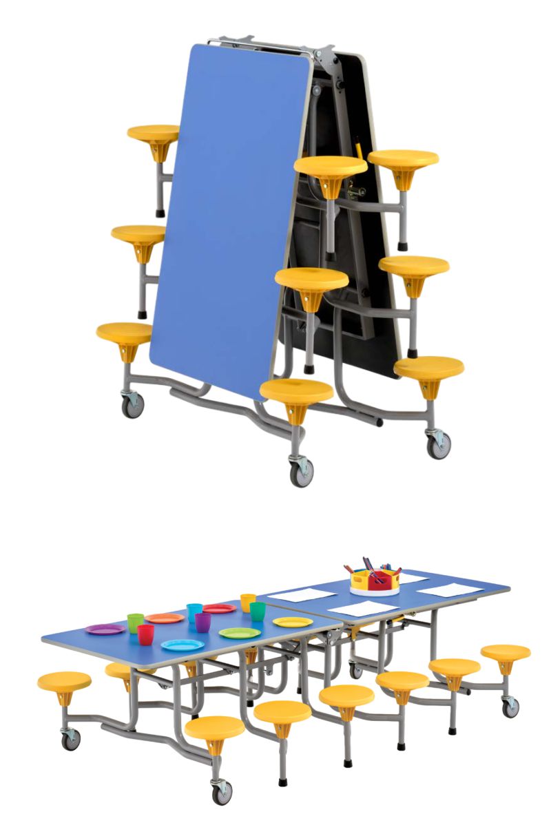 Kindergarten Table für Kitas und Grundschulen in Dortmund – mobile Tisch-Sitzgruppe